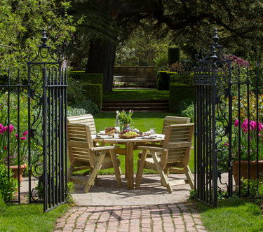 Margot Outdoor Round Table and Chairs Dining Sets